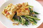 American Vegetable Slice With Asparagus Salad Recipe Appetizer
