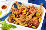 Australian Pesto Chicken And Vegetable Traybake Recipe Dinner