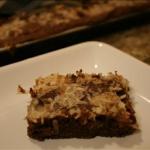 Coconut-cluster Brownies  recipe