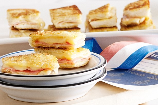 French Mini Croque Monsieur Recipe Appetizer