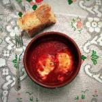Israeli/Jewish Poached Eggs in Tomato Sauce Appetizer