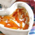 Gratin of Apricots with Frosted Lemon Cream recipe