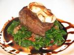 Italian Filet Mignon With Goat Cheese and Balsamic Reduction 1 Dinner