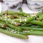 Japanese Quick Sesame Green Beans Recipe Appetizer