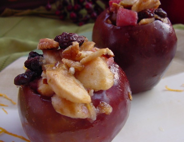 Australian Hamstuffed Apples Dinner