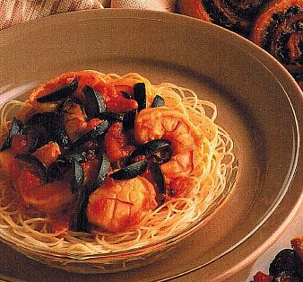 American Linguine With Olive Clam Sauce Dinner