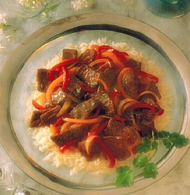 Chinese Pepper Beef Appetizer