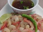 American Grilled Shrimp Nam Prik Dinner
