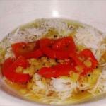 Greek Sambar - Lentils with Vegetables Appetizer