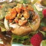 Australian Chicken Salad in Giant Mushrooms Appetizer