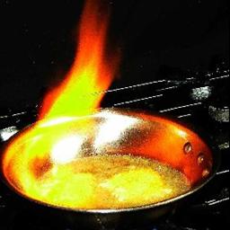 Greek Saganaki greek Flaming Cheese low Carb Version Breakfast