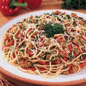 Australian Spicy Sausage Spaghetti Appetizer