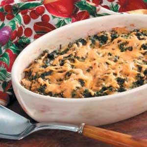 Australian Spinach Cheddar Bake Appetizer