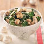 Spinach and Mushrooms 1 recipe