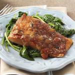 American Sweet and Spicy Salmon Fillets Dinner