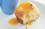 British Baked Ricotta Cakes With Apricot Sauce Recipe Dessert