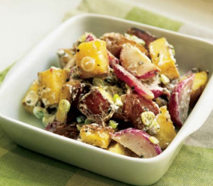 Mediterranean Roasted Radish and Potato Salad Appetizer