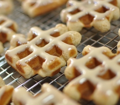 American Waffle Cookies Dessert