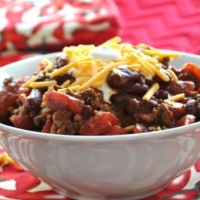 American Flavorful Chili Dinner