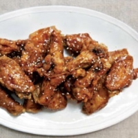 Korean Korean Fried Chicken Wings BBQ Grill