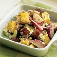 Mediterranean Roasted Radish and Potato Salad Appetizer
