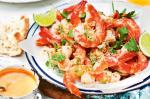 American Chilli And Lime King Prawns With Chipotle Mayonnaise Recipe Appetizer