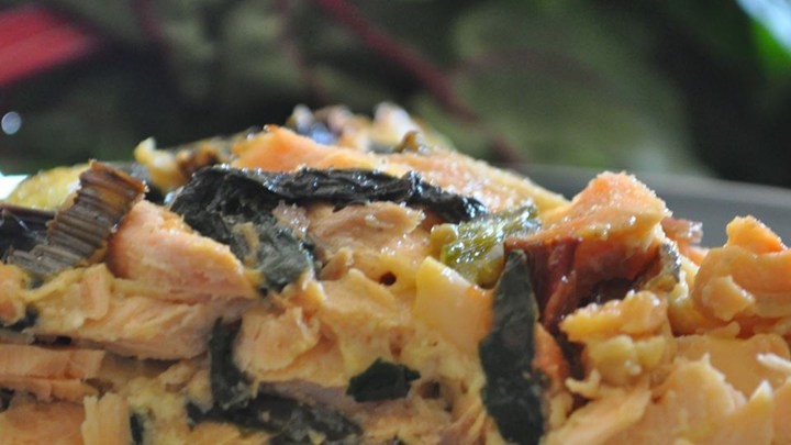 Swiss Salmon and Swiss Chard Quiche Recipe Appetizer