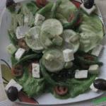 Australian Salad with Feta Avocado and Lime Juice Appetizer