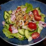 Ham Salad and Bruschetta with Olive recipe