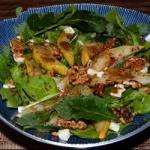 Australian Salad with the Pear and Nuts Caramelised Appetizer