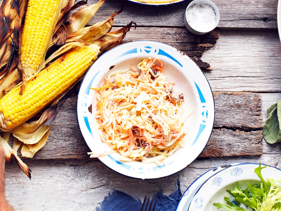 Australian Carrot Raisin and Cabbage Salad Appetizer