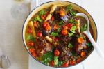 American Gremolata Lamb Shanks With Roasted Tomatoes And Lentils Recipe Appetizer