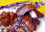 American Sweet and Spicy Dry Rub on Ribs or Salmon Appetizer
