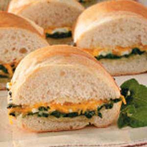 Australian Spinach Poboys Appetizer