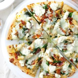 Australian Spinachpesto White Pizza Drink