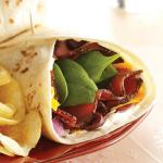 Australian Spinach Pastrami Wraps for Appetizer