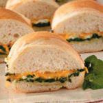 Spinach Poboys recipe