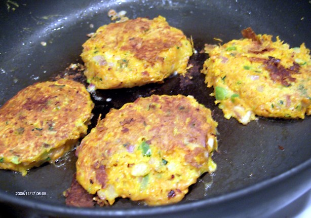 Mexican Sweet Potato Patties 1 Appetizer