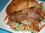 Australian Ming Tsais Hoisin Pork Tenderloin Sandwiches With Napa Slaw Appetizer