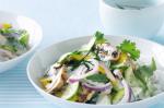 Thai Kaffir Lime Chicken With Herb And Mango Salad Recipe Appetizer