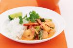 Thai Masaman Curried Prawns Recipe Dinner
