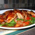 Australian Sweet and Spicy Tilapia with Baby Spinach Dessert