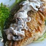Russian Baked Carp with a Cream Sauce Dinner