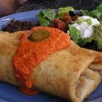 Australian Baked Beef and Bean Chimichangas Dinner