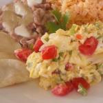 Scrambled Eggs to the Mexican recipe