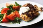 American Chicken With Zaatar And Tomato Salad glutenfree Recipe Appetizer