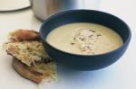 American Curried Parsnip Soup With Onion Naan Recipe Appetizer