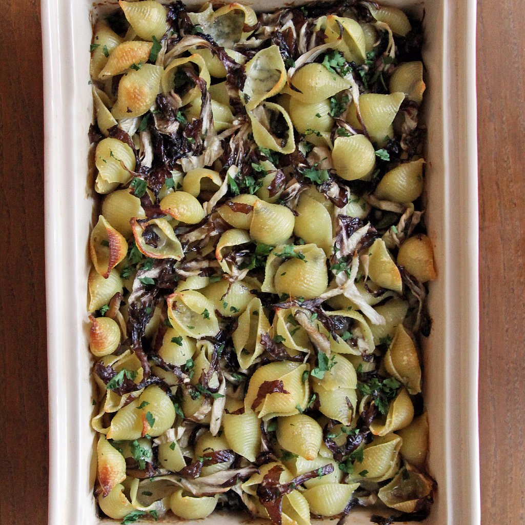 Australian Conchiglie Al Forno With Mushrooms and Radicchio Dinner