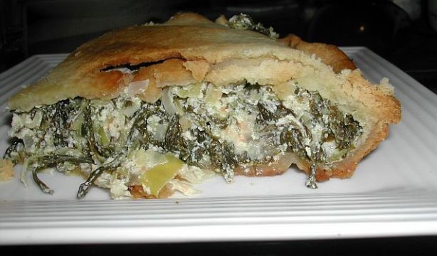 Australian Spinach and Leek Tart Dinner