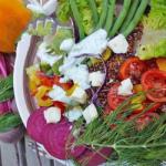 Salad Meal in the Quinoa of Kiwiform recipe